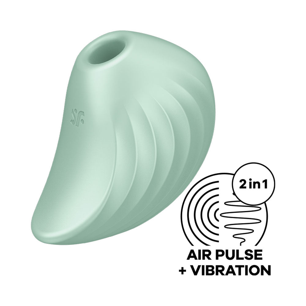 Satisfyer Pearl Diver air-pulse waves vibrations clitoral stimulator mint Secondary image