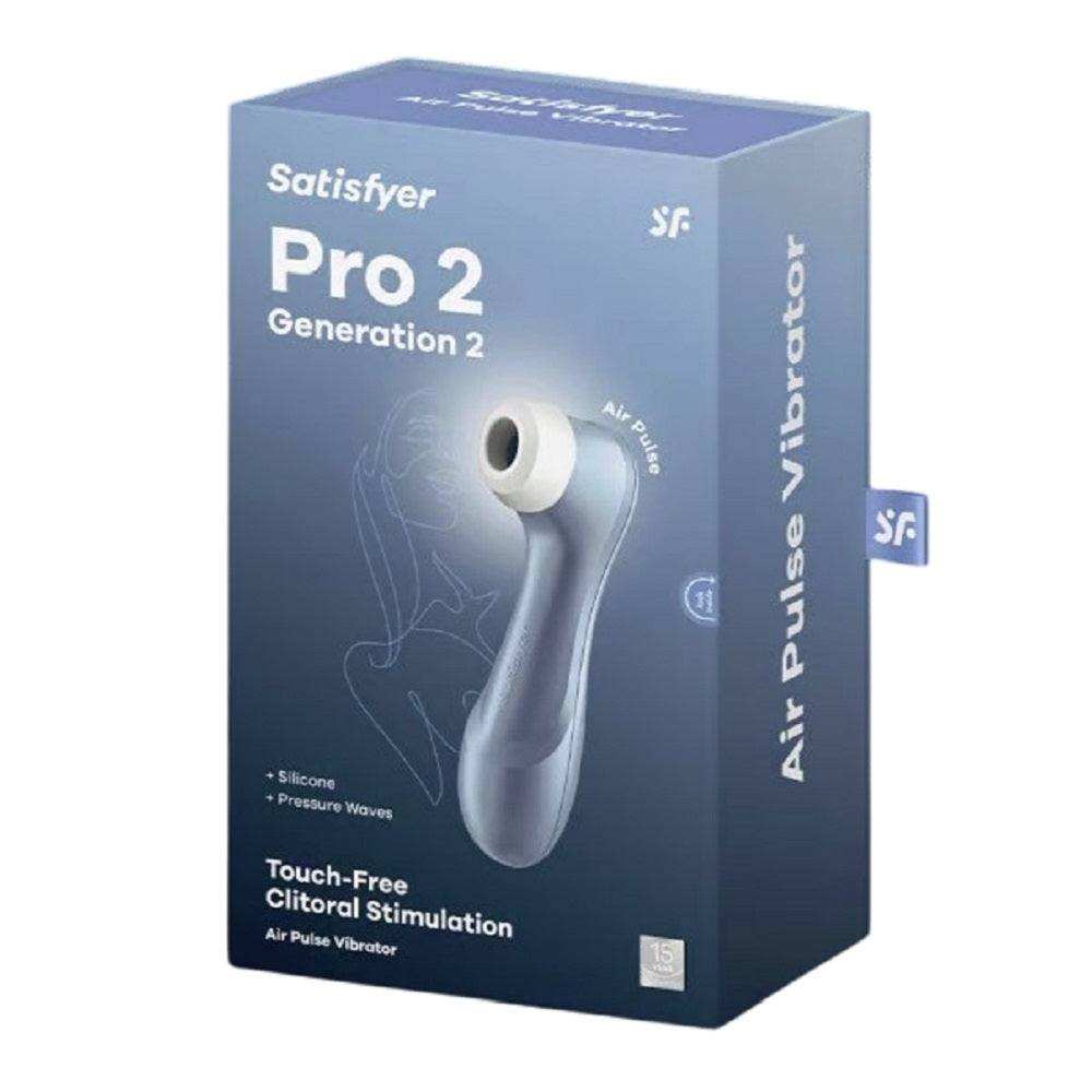 Satisfyer Pro 2 clitoral stimulator with 11 pressure wave intensities blue - image 6