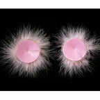 Pink feather reusable nipple covers - image 2