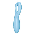 Satisfyer Threesome 4 contact vibrator for the stimulation of the clitoris and labia blue - image 3