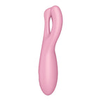 Satisfyer Threesome 4 contact vibrator for the stimulation of the clitoris and labia pink - image 4