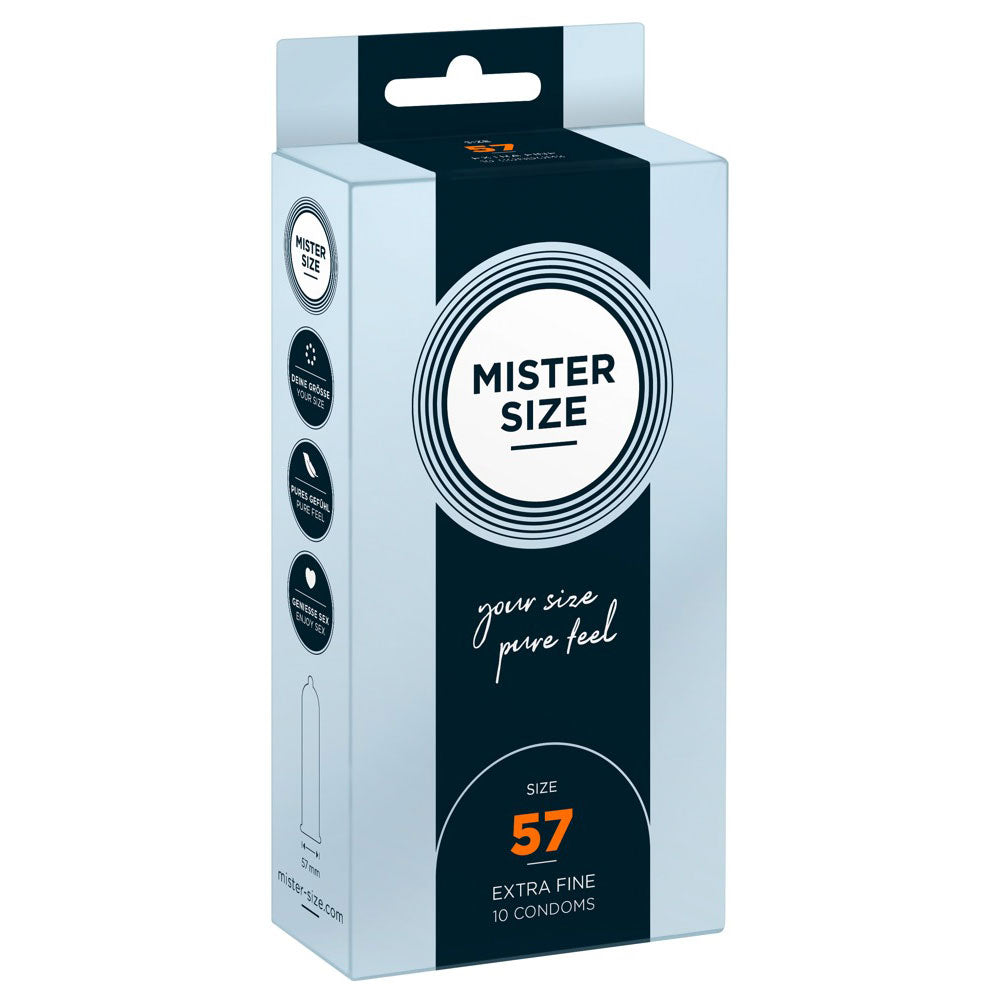 Mister Size 57 mm condoms 10 pieces Δευτερεύουσα εικόνα προϊόντος
