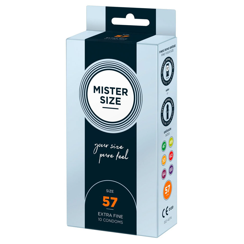Mister Size 57 mm condoms 10 pieces Κύρια εικόνα προϊόντος