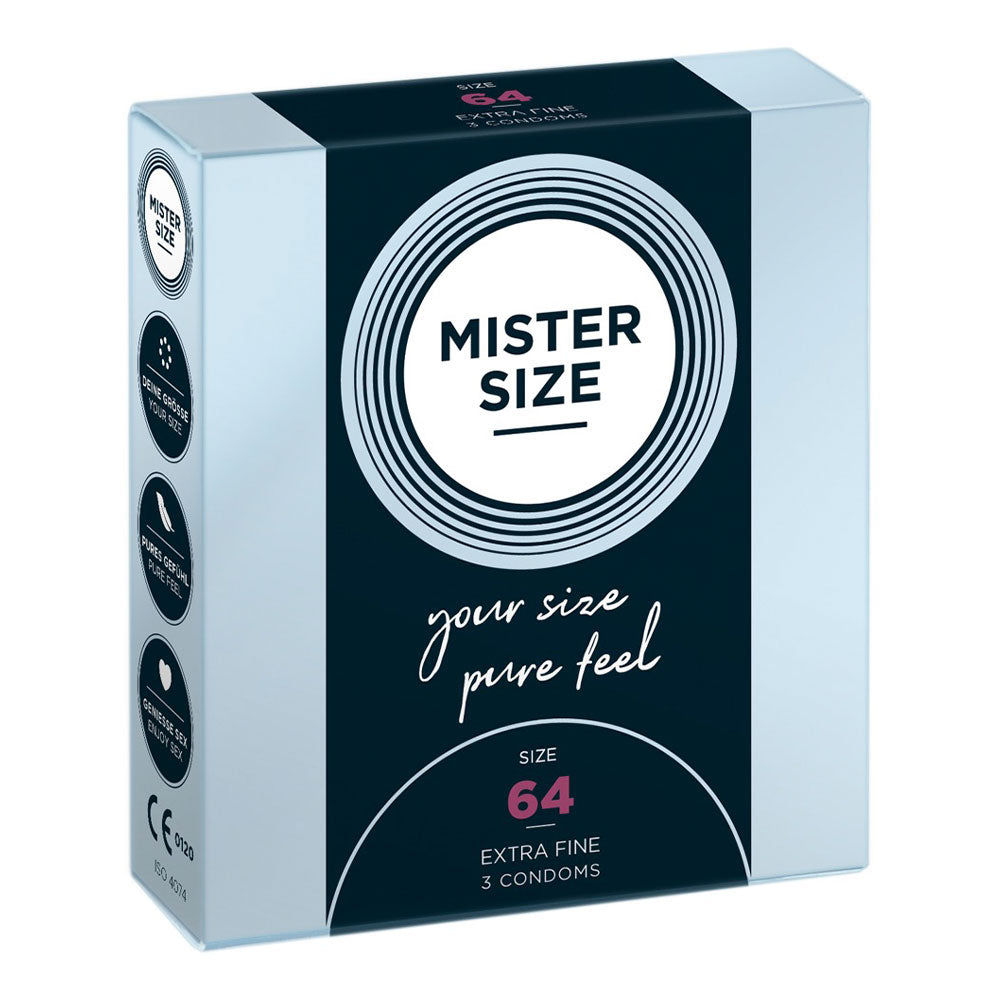 Mister Size 64mm condoms 3 pieces Δευτερεύουσα εικόνα προϊόντος
