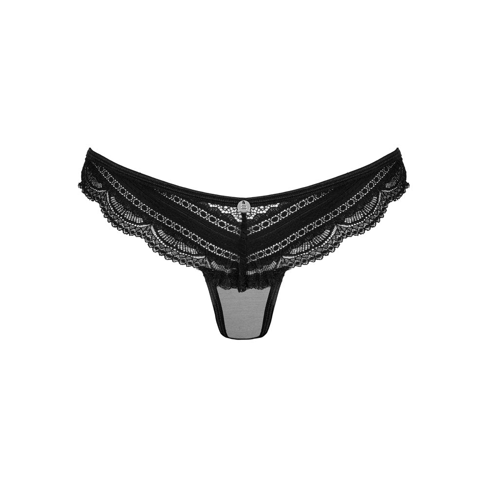 Plus size Obsessive Ivannes panties with a sexy cut black Main image