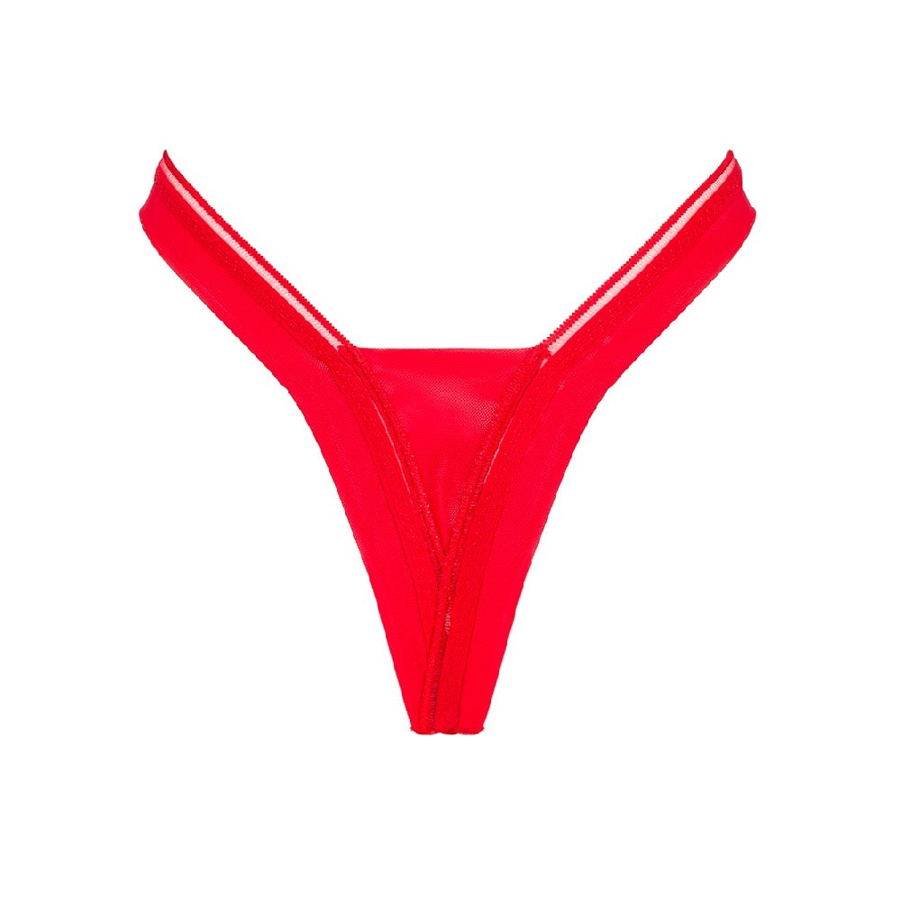 Obsessive Larisya thong juicy red