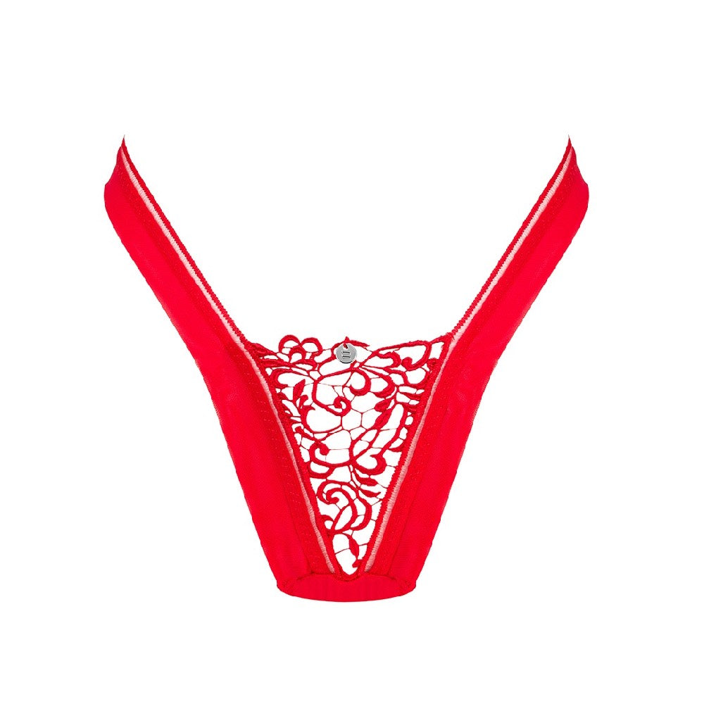 Obsessive Larisya thong juicy red