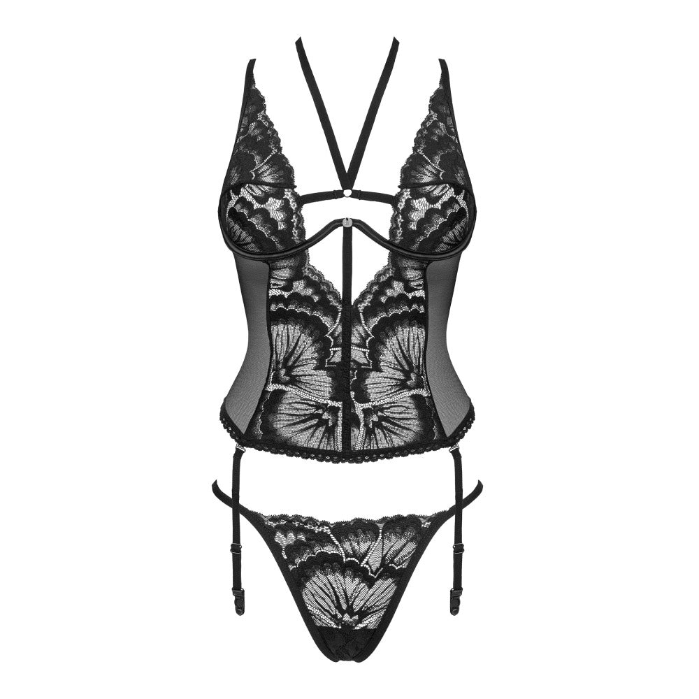 Obsessive Alessya corset and thong black