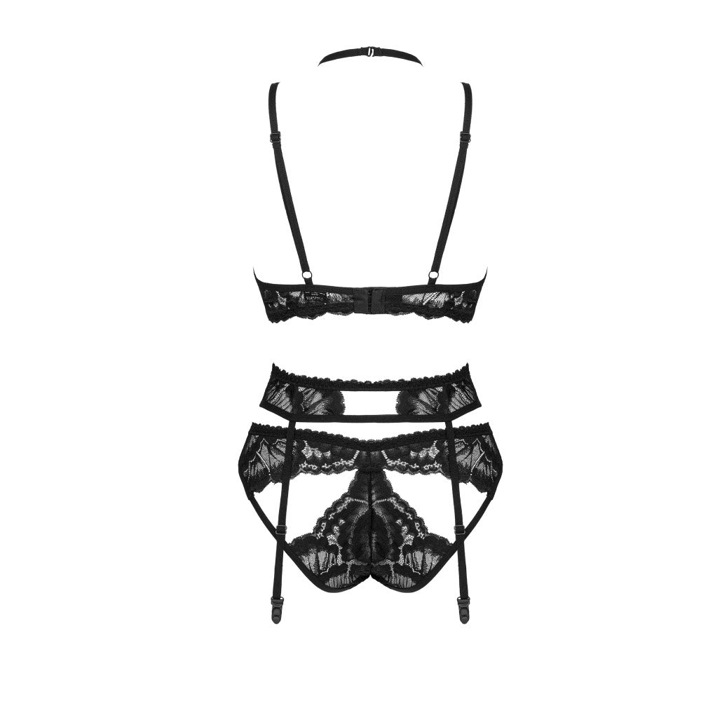 Obsessive Alessya lingerie set black - image 6