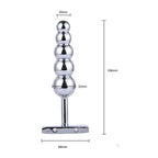 Stainless Steel graduated Anal Plug with T handle 16 cm - image 2