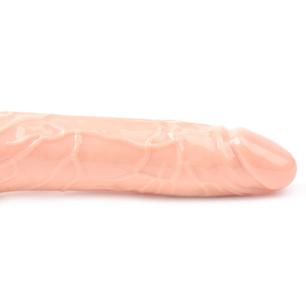 Flesh white vibrating dildo Fucker vibrator 18 X Ø 4.5 cm Δευτερεύουσα εικόνα προϊόντος