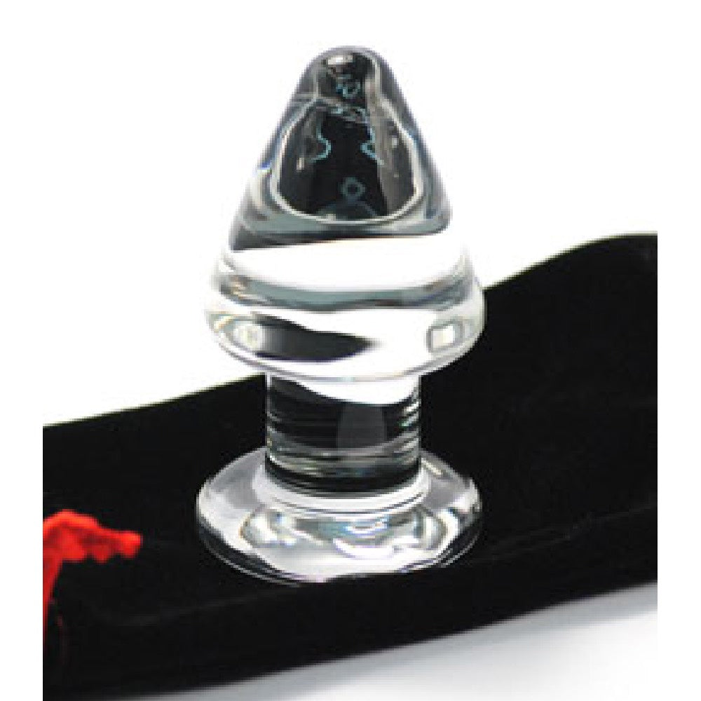 TOYBOY Anal glass butt plug 9 X 4.5 cm - image 3