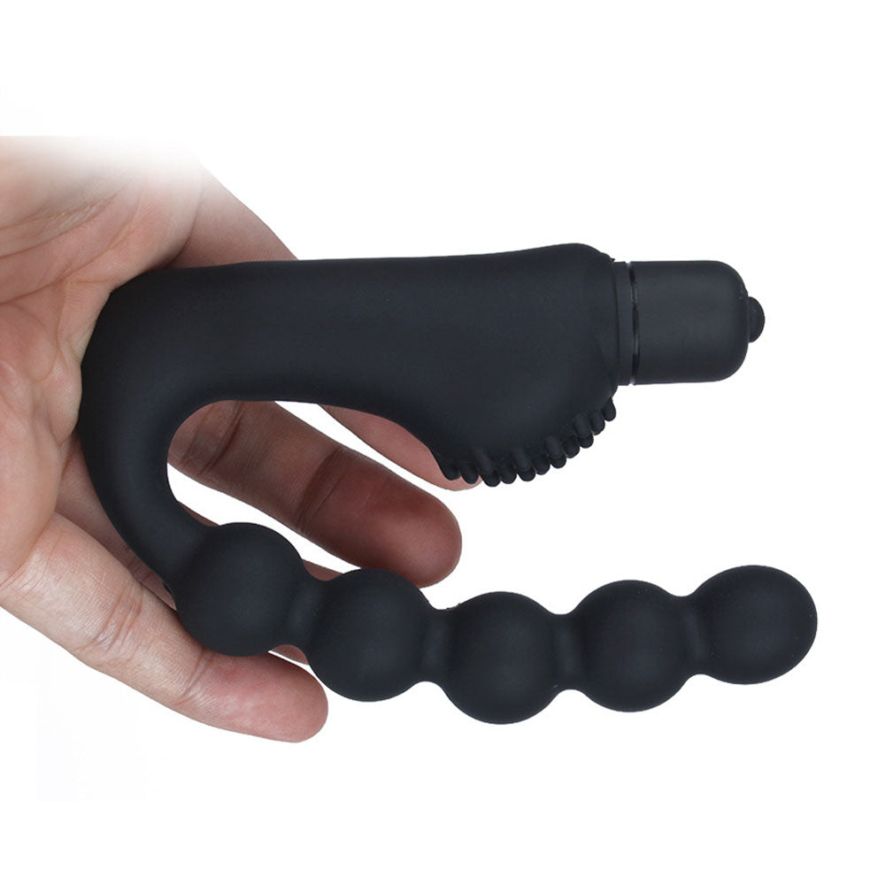 Εύκαμπτες Πρωκτικές Μπίλιες με Δόνηση 15 x 2 cm - image 3