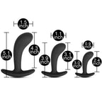 AnalXtacy Three curved BUTT PLUG silicone anal trainer Set - image 5