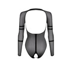 Plus size Obsessive B137 Crotchless Teddy Black - image 2