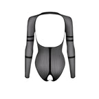 Plus size Obsessive B137 Crotchless Teddy Black