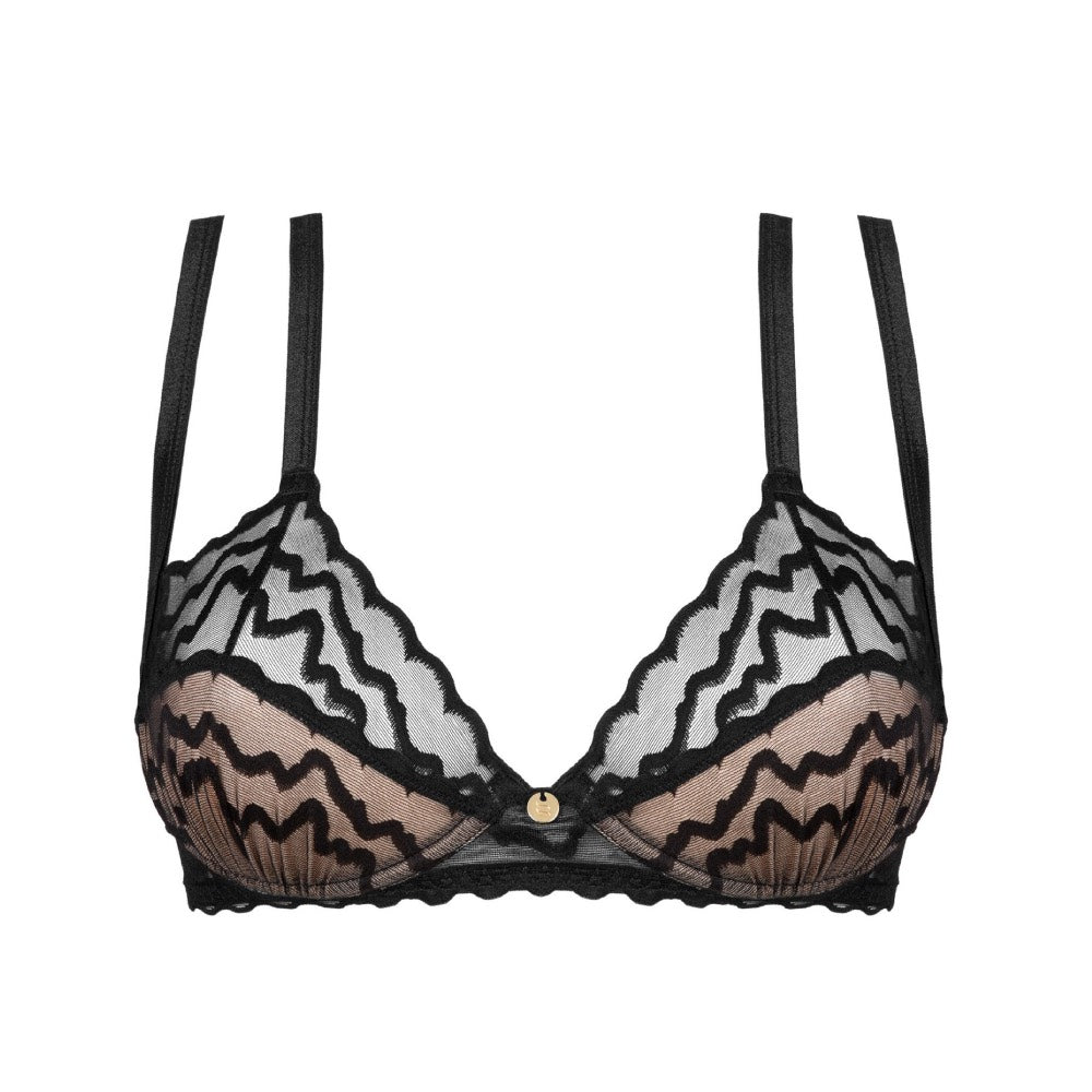 Obsessive Arienna Translucent Bra Black