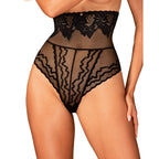 Plus Size Obsessive Arienna Translucent Panties Black