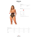 Plus Size Obsessive Arienna Translucent Panties Black - image 7