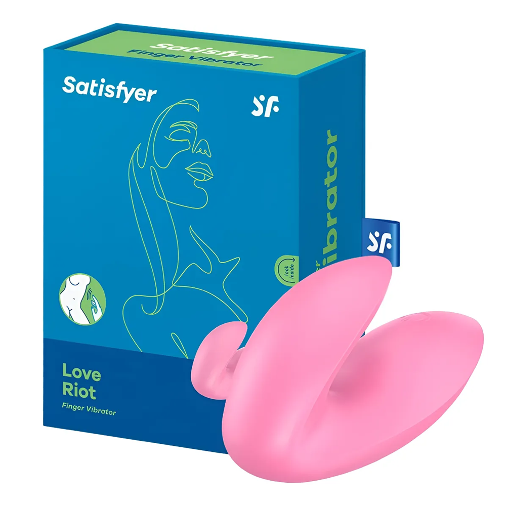 Satisfyer Love Riot Finger Vibrator Pink