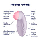 Satisfyer Tropical Tip Clitoral Vibrator Light Lilac - image 8
