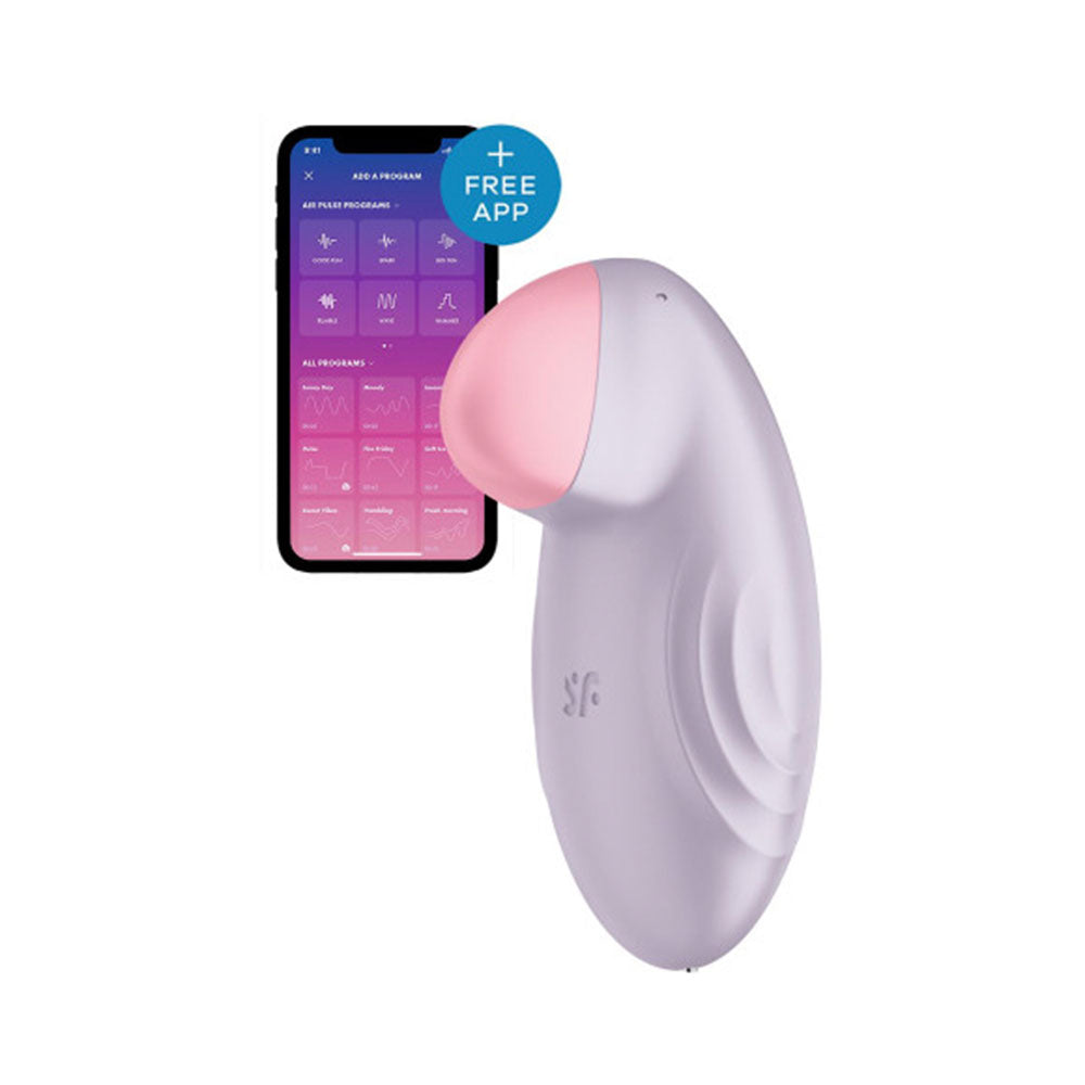 Satisfyer Tropical Tip Clitoral Vibrator Light Lilac - image 3