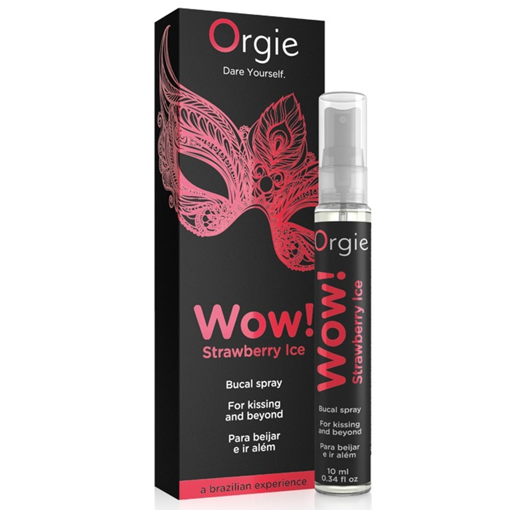 Orgie Wow Strawberry Ice Bucal Spray 10ml - image 2