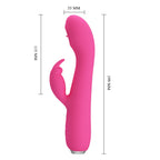 Pretty Love Rachel Licking clit rabbit Vibrator 19 X 3.5 cm