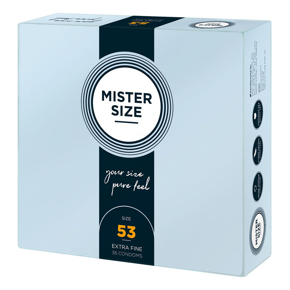 Mister Size 53 mm condoms 36 pieces Κύρια εικόνα προϊόντος