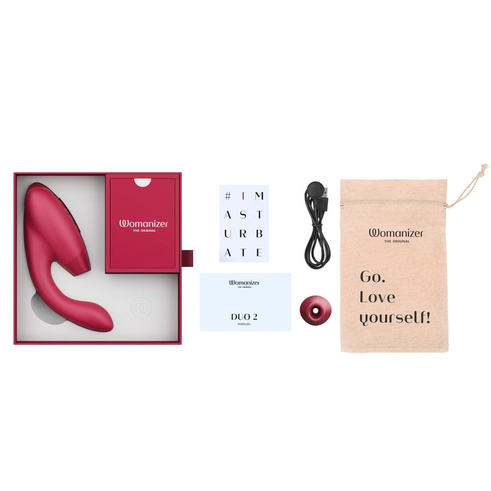 Womanizer Duo 2 Clitoral and G-Spot Stimulator Red - image 8