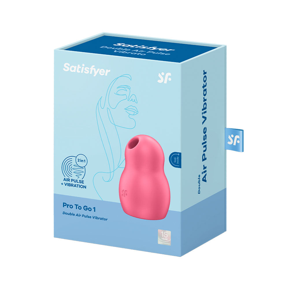 Satisfyer Pro to Go 1 Air Pulse Vibrator Red
