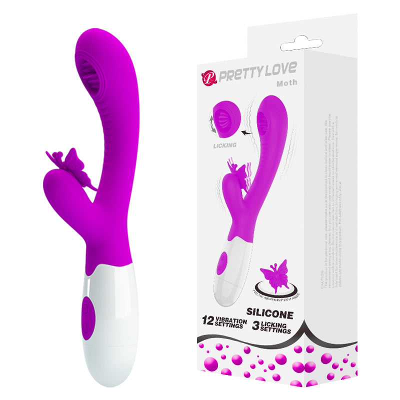 Pretty Love Moth Rabbit vibrator Κύρια εικόνα προϊόντος