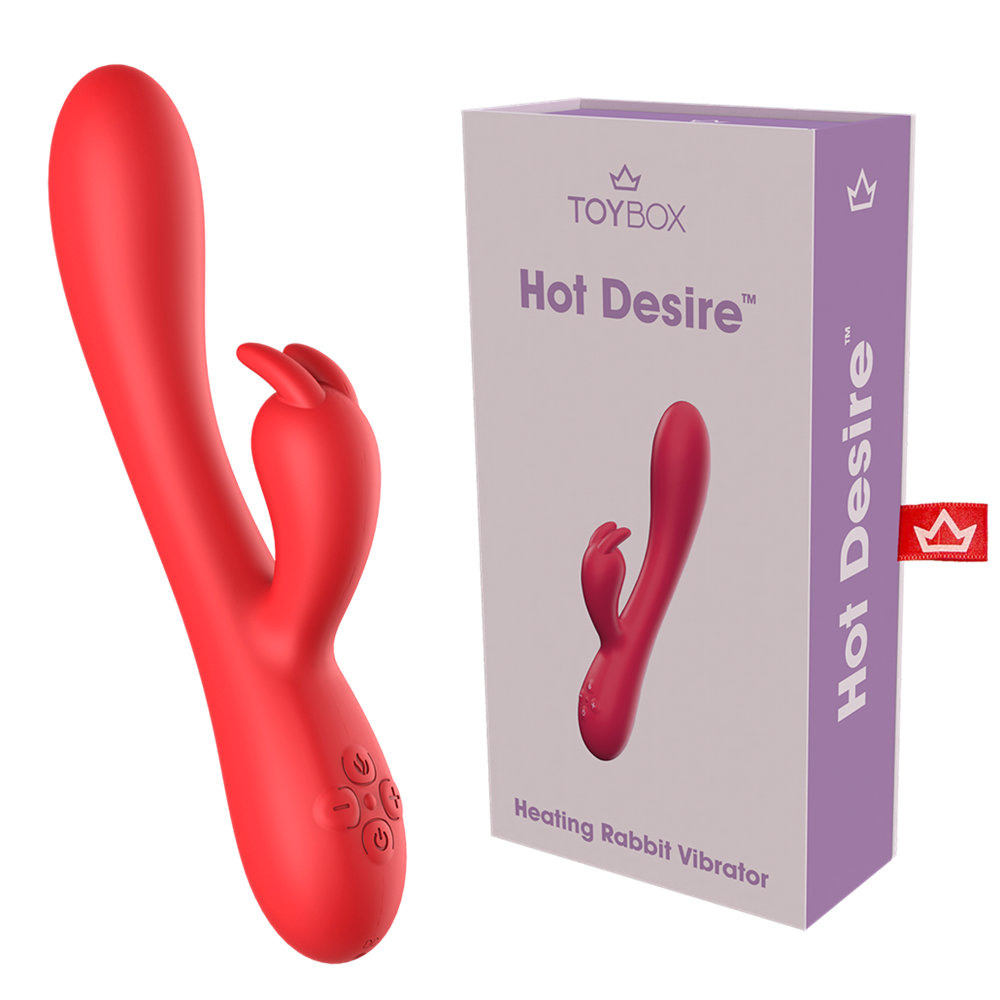 TOYBOX Hot Desire Rabbit heating vibrator Κύρια εικόνα προϊόντος