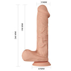 Bergrisi Realistic Dildo with suction cup 26 x 5.5 cm