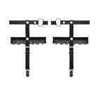 Obsessive A769 sensual garters O/S black