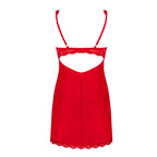 Obsessive Amor Cherris chemise and thong red - image 5