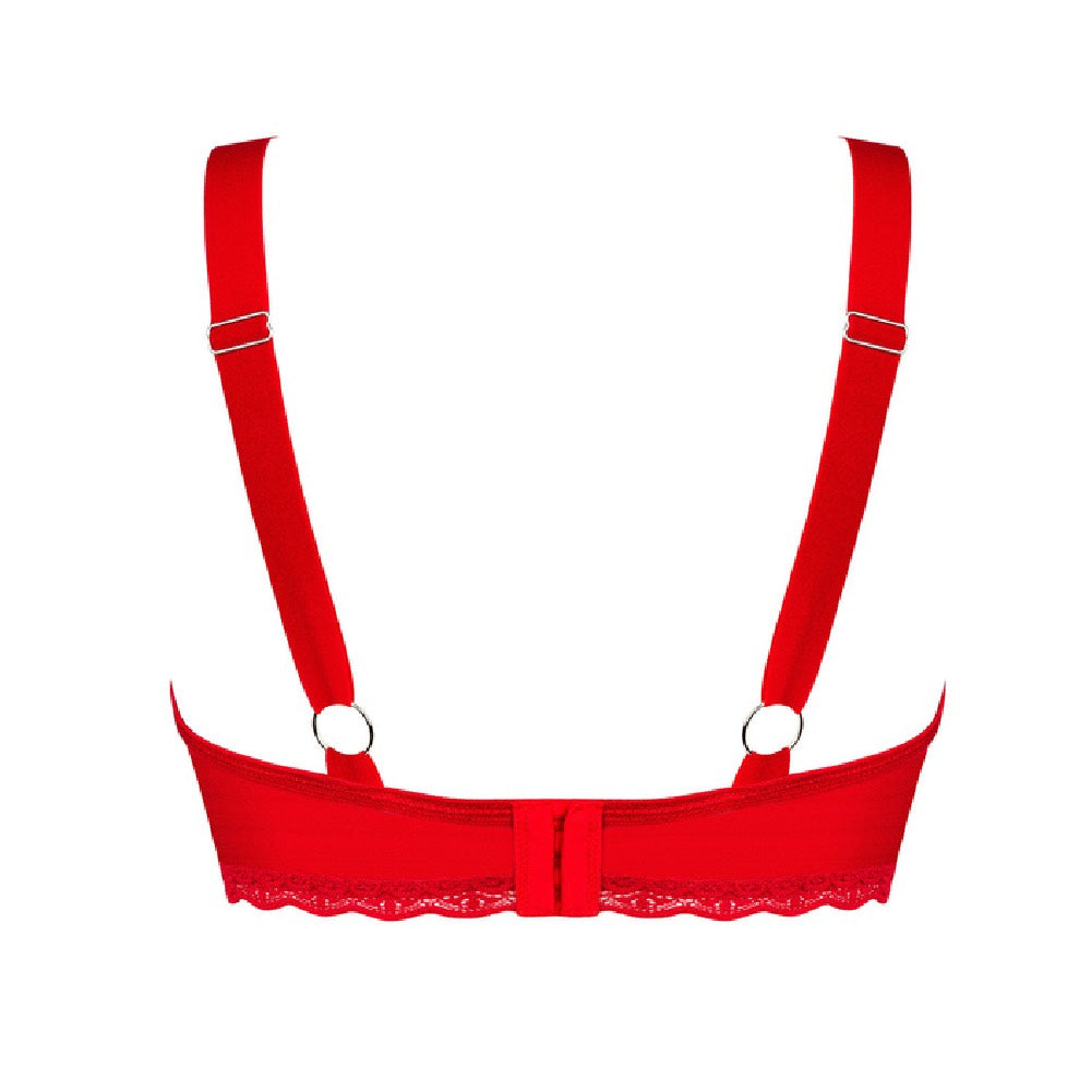 Plus size Obsessive Belovya sexy red bra