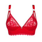 Plus size Obsessive Belovya sexy red bra