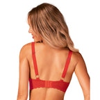 Plus size Obsessive Belovya sexy red bra