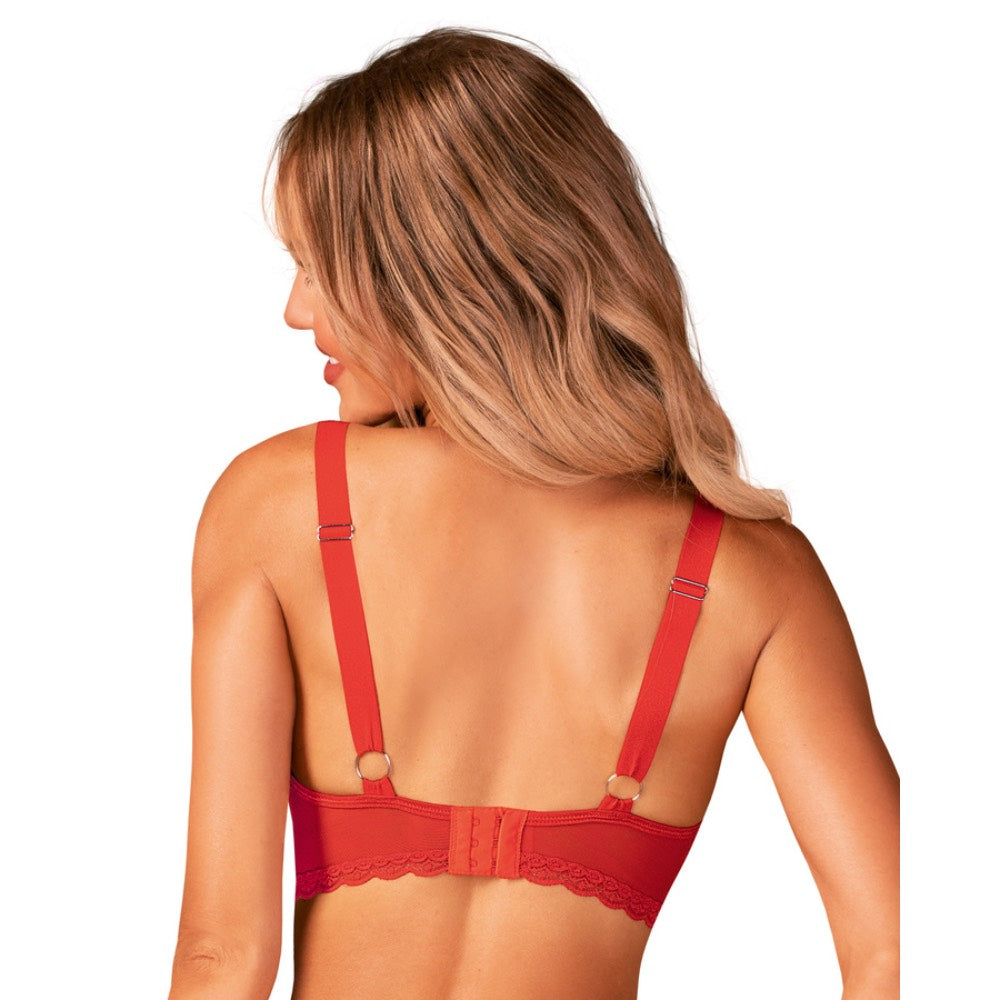 Plus size Obsessive Belovya sexy red bra