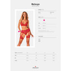 Plus size Obsessive Belovya sensual red garter panties - image 7