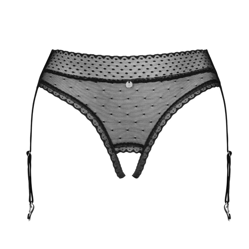 Plus size Obsessive Lanelia garter panties black Main image