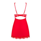 Obsessive Luvae hot babydoll and thong red - image 5