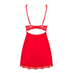 Obsessive Luvae hot babydoll and thong red