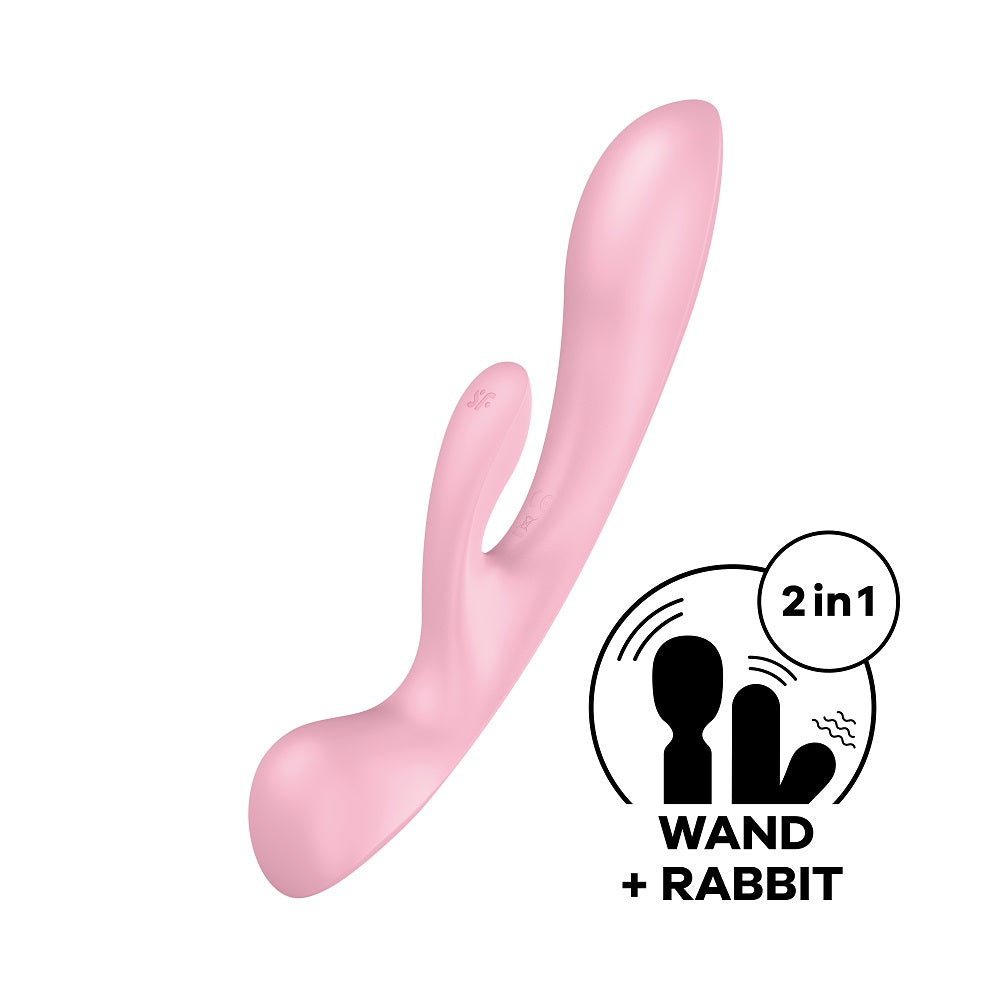 Satisfyer Triple Oh Hybrid Vibration Pink - image 2