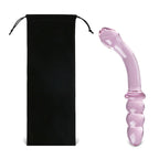 Beaded Glass Anal Slider Dildo PINK 18 x 3 cm - image 8