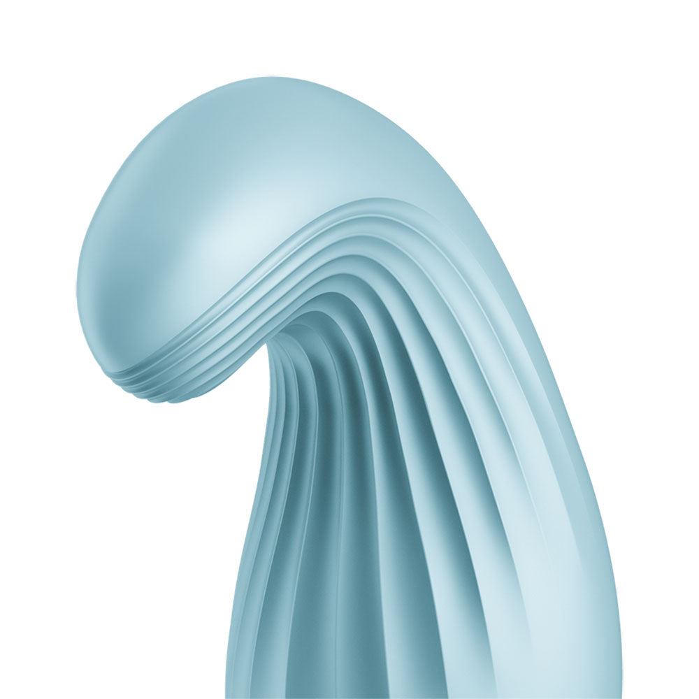 Satisfyer Dipping Delight Lay On Vibrator Light Blue