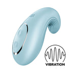 Satisfyer Dipping Delight Lay On Vibrator Light Blue