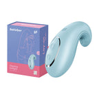 Satisfyer Dipping Delight Lay On Vibrator Light Blue