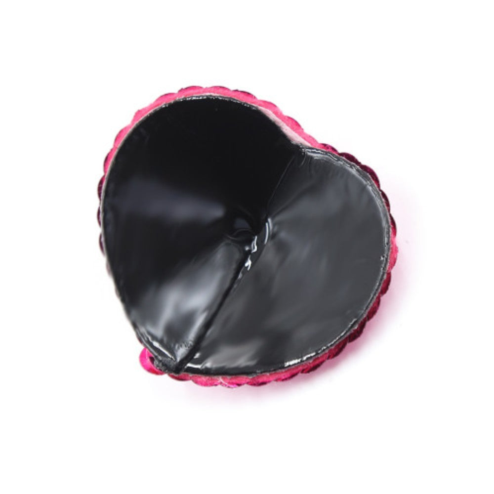 Naughty Toys Rose Heart Burlesque Sequin Nipple Pasties - image 5